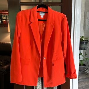 Brand New NWWT ORANGE BLAZER Nine West Super Fun!
